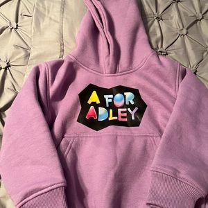 A for Adley girls hoodie